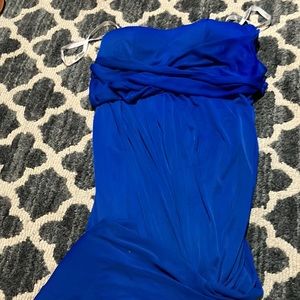 Strapless David’s Bridal dress